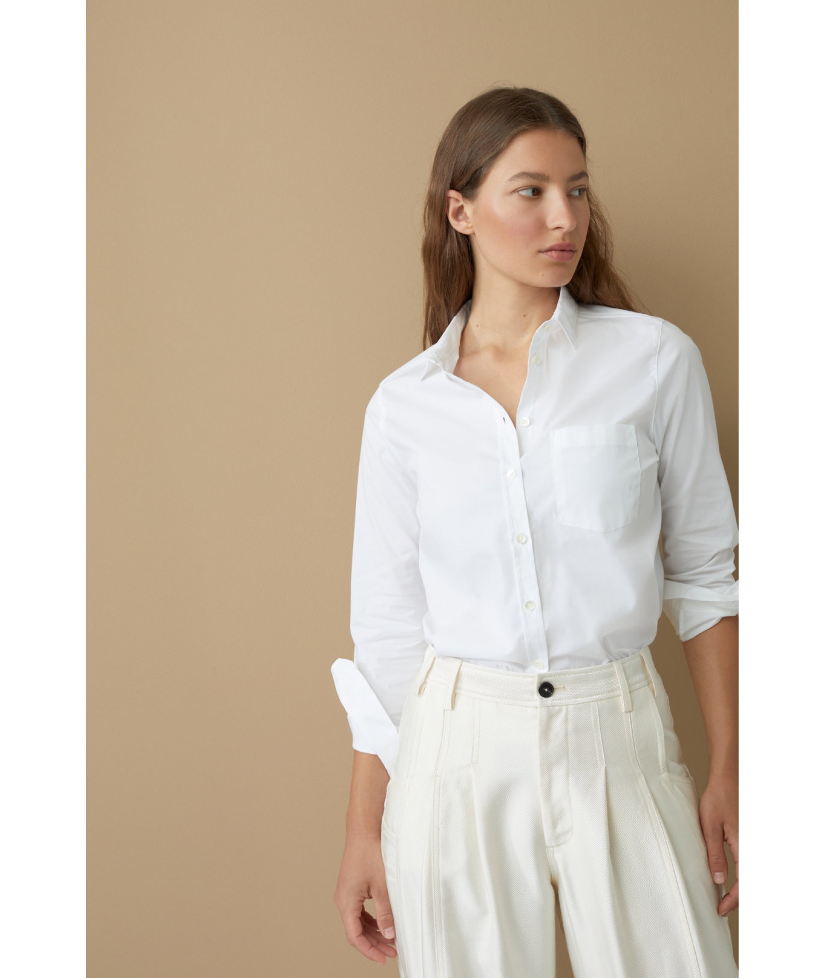 Closed Mette Stretch Poplin Blouse (33542)