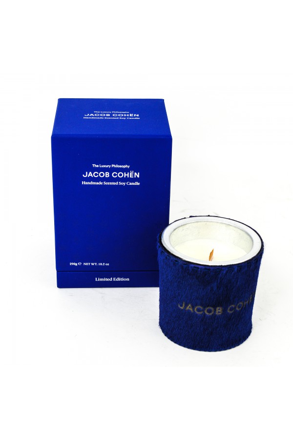 Bougie parfumée au soja Jacob Cohen bleu